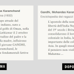 Postantografia storiografica. Mahatma Ghandi nell'Enciclopedia italiana: da "agitatore e capo del nazionalismo indiano" ad "apostolo della non-violenza e della libertà"